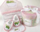 Tillie the Turtle - Four-Piece Hat Box Bath Time Gift Set baby favors